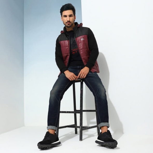 Genuine Apparel ROYAL ENFIELD Arctic Blaze Jacket - Maroon | re_RLAJKA231250 | euronetbike-net