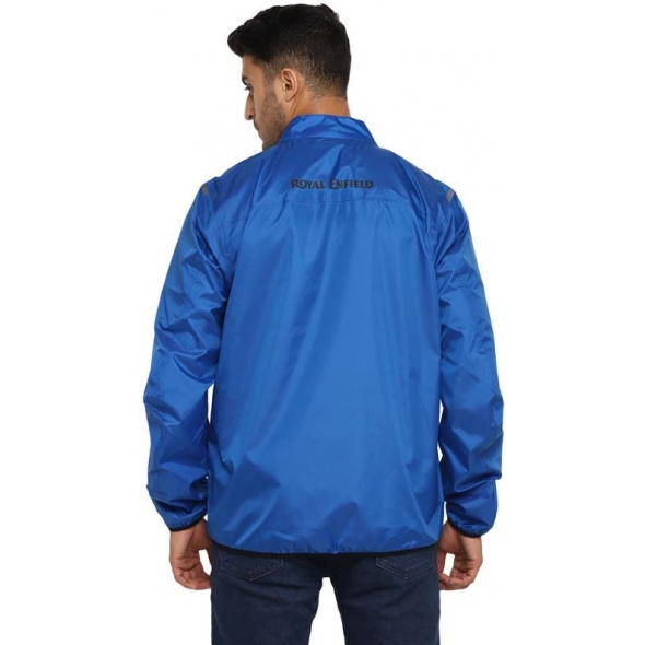 Genuine Apparel ROYAL ENFIELD Rain Jacket-Royal Blue | re_RRGRJN000021 | euronetbike-net
