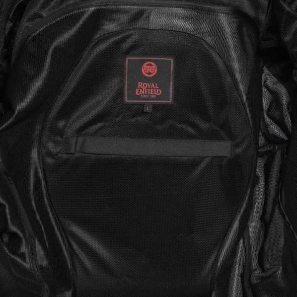 Genuine Apparel ROYAL ENFIELD Streetwind V2 Riding Jacket Shell - Black | re_RRGJKN000002 | euronetbike-net