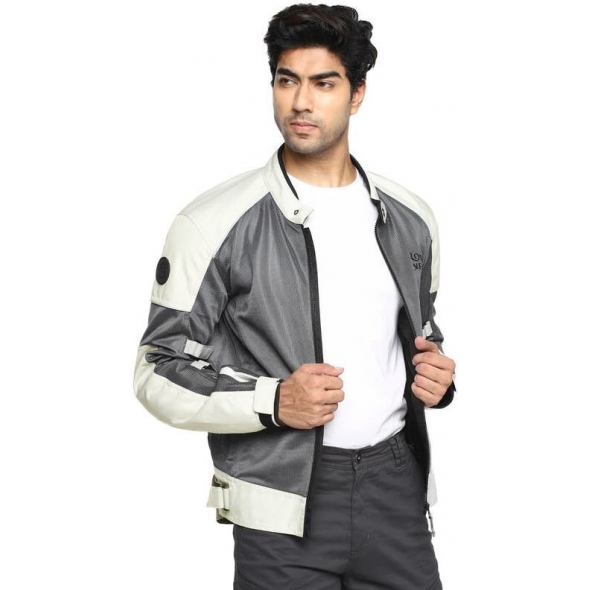Genuine Apparel ROYAL ENFIELD Streetwind V2 Riding Jacket Shell - Grey | re_RRGJKN000023 | euronetbike-net