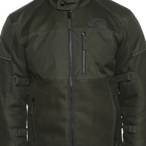 Genuine Apparel ROYAL ENFIELD Windfarer Riding Jacket Shell - Olive | re_RRGJKN000037 | euronetbike-net