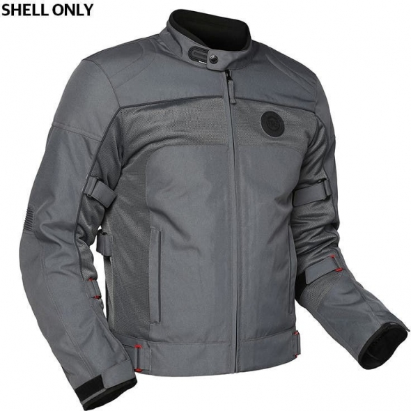 Genuine Apparel ROYAL ENFIELD Explorer V3 Riding Jacket Shell - Grey | re_RRGJKN000050 | euronetbike-net