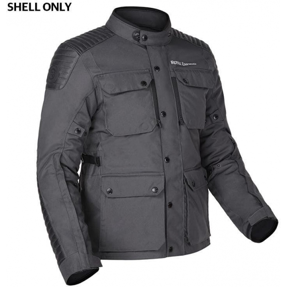 Genuine Apparel ROYAL ENFIELD Khardungla V2 Riding Jacket Shell - Grey | re_RRGJKN000078 | euronetbike-net
