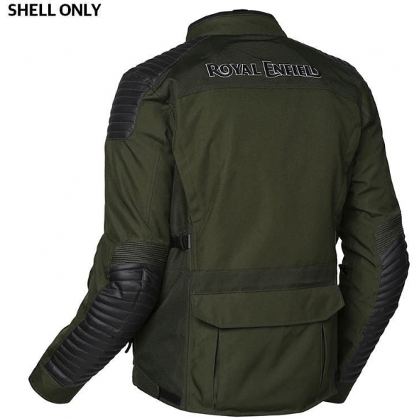 Genuine Apparel ROYAL ENFIELD Khardungla V2 Riding Jacket Shell - Olive | re_RRGJKN000067 | euronetbike-net