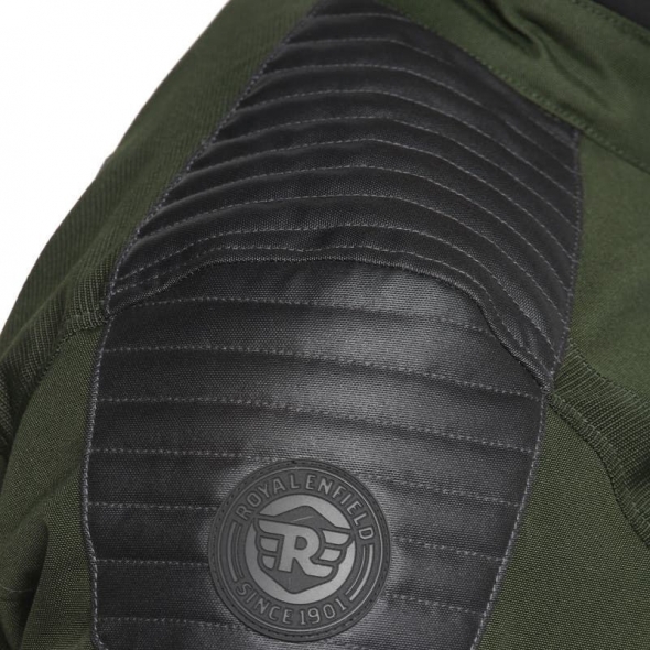 Genuine Apparel ROYAL ENFIELD Khardungla V2 Riding Jacket Shell - Olive | re_RRGJKN000067 | euronetbike-net