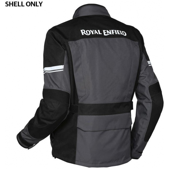 Genuine Apparel ROYAL ENFIELD Stormraider Riding Jacket Shell - Grey | re_RRGJKN000084 | euronetbike-net