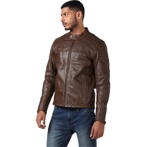 Genuine Apparel ROYAL ENFIELD Cafe Racer Jacket-Dark Tan | re_RLAJKN000135 | euronetbike-net Genuine Apparel ROYAL ENFIELD Cafe Racer Jacket-Dark Tan | re_RLAJKN000135 | euronetbike-net
