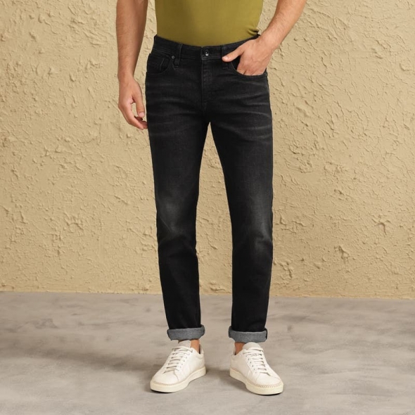 Genuine Apparel ROYAL ENFIELD Rugged Expedition Jeans - Black | re_RLAJNA231047 | euronetbike-net