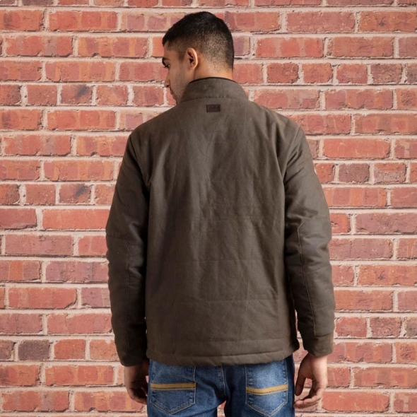 Genuine Apparel ROYAL ENFIELD Royal Enfield Mlg Coated Quilt Fl Jacket - Brown | re_RLAJKA221178 | euronetbike-net Genuine Apparel ROYAL ENFIELD Royal Enfield Mlg Coated Quilt Fl Jacket - Brown | re_RLAJKA221178 | euronetbike-net