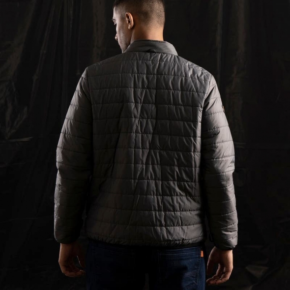 Genuine Apparel ROYAL ENFIELD Royal Enfield Hioctane Polyfill Jacket - Charcoal | re_RLAJKA221252 | euronetbike-net