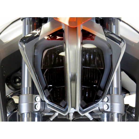 Powerbronze parts Powerbronze Headlight Protectors, YELLOW for KTM ,790 DUKE, 18-19 (FULL) | 440-KT589A-006 | pb_440-KT589A-006 | euronetbike-net