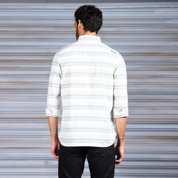 Genuine Apparel ROYAL ENFIELD Mlg Stripe Shirt - Peach | re_RLASHS230961 | euronetbike-net Genuine Apparel ROYAL ENFIELD Mlg Stripe Shirt - Peach | re_RLASHS230961 | euronetbike-net