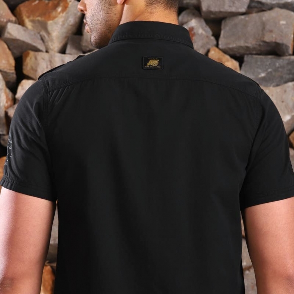 Genuine Apparel ROYAL ENFIELD Mlg Legacy Shirt - Black | re_RLASHS232174 | euronetbike-net Genuine Apparel ROYAL ENFIELD Mlg Legacy Shirt - Black | re_RLASHS232174 | euronetbike-net