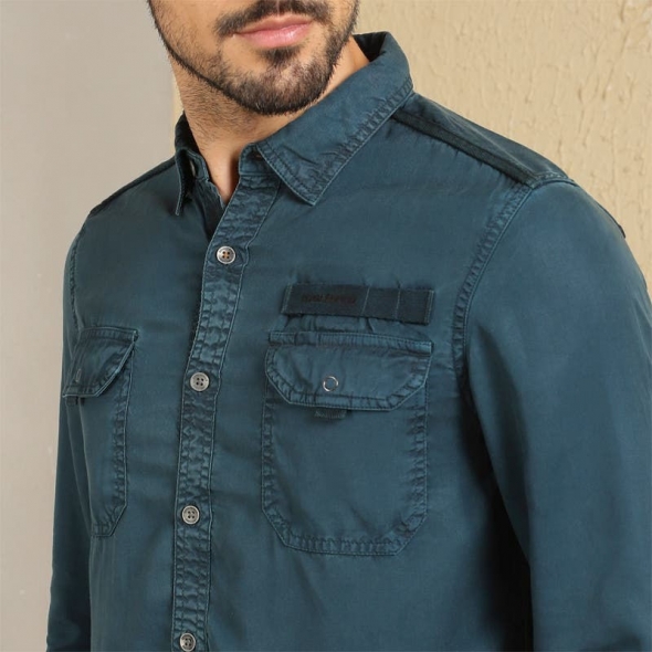 Genuine Apparel ROYAL ENFIELD Mlg Tape Od Shirt - Navy | re_RLASHS231056 | euronetbike-net Genuine Apparel ROYAL ENFIELD Mlg Tape Od Shirt - Navy | re_RLASHS231056 | euronetbike-net