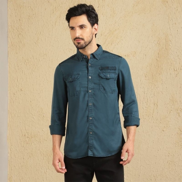 Genuine Apparel ROYAL ENFIELD Mlg Tape Od Shirt - Navy | re_RLASHS231056 | euronetbike-net Genuine Apparel ROYAL ENFIELD Mlg Tape Od Shirt - Navy | re_RLASHS231056 | euronetbike-net