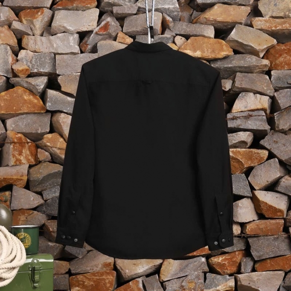 Genuine Apparel ROYAL ENFIELD Royal Enfield Mlg Performance Shirt - Black | re_RLASHS231109 | euronetbike-net