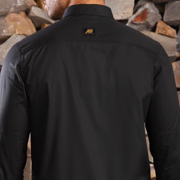 Genuine Apparel ROYAL ENFIELD Royal Enfield Mlg Saga Shirt - Black | re_RLASHS231145 | euronetbike-net