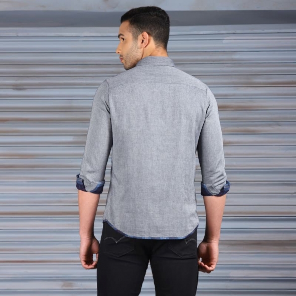 Genuine Apparel ROYAL ENFIELD Blue Reversible Shirt - Blue | re_RLASHS231161 | euronetbike-net Genuine Apparel ROYAL ENFIELD Blue Reversible Shirt - Blue | re_RLASHS231161 | euronetbike-net