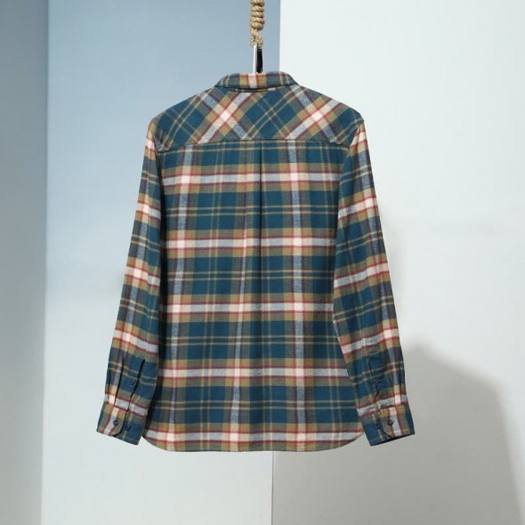 Genuine Apparel ROYAL ENFIELD Plaid On Point - Beige | re_RLASHA230133 | euronetbike-net