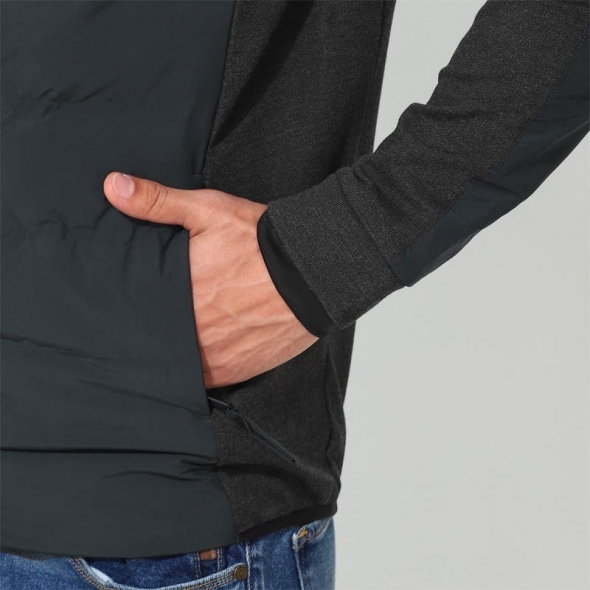 Genuine Apparel ROYAL ENFIELD The Hybrid Performance Sweatshirt - Dark Grey | re_RLASSA230981 | euronetbike-net