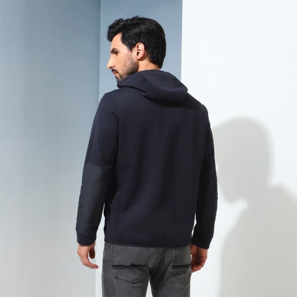 Genuine Apparel ROYAL ENFIELD The Hybrid Performance Sweatshirt - Navy | re_RLASSA230989 | euronetbike-net