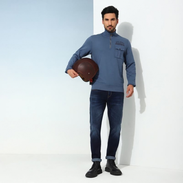 Genuine Apparel ROYAL ENFIELD Enfield Heritage Sweatshirt - Dark Blue | re_RLASSA230831 | euronetbike-net Genuine Apparel ROYAL ENFIELD Enfield Heritage Sweatshirt - Dark Blue | re_RLASSA230831 | euronetbike-net