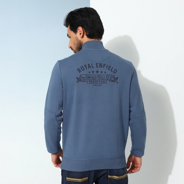 Genuine Apparel ROYAL ENFIELD Enfield Heritage Sweatshirt - Dark Blue | re_RLASSA230827 | euronetbike-net