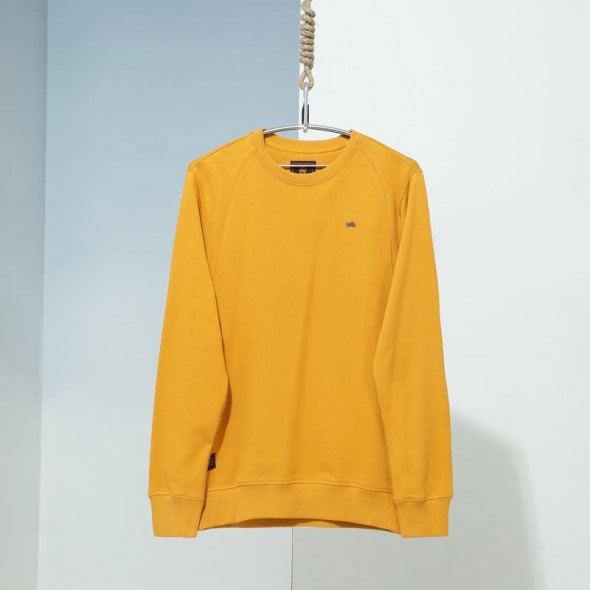 Genuine Apparel ROYAL ENFIELD Explorer'S Essential Sweatshirt - Musturd | RLASSA230930 | re_RLASSA230934 | euronetbike-net