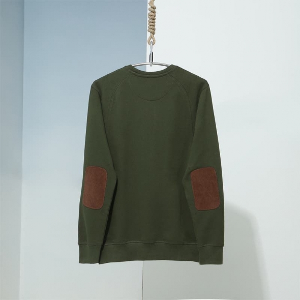 Genuine Apparel ROYAL ENFIELD Explorer'S Essential Sweatshirt - Dark Olive | re_RLASSA230948 | euronetbike-net Genuine Apparel ROYAL ENFIELD Explorer'S Essential Sweatshirt - Dark Olive | re_RLASSA230948 | euronetbike-net