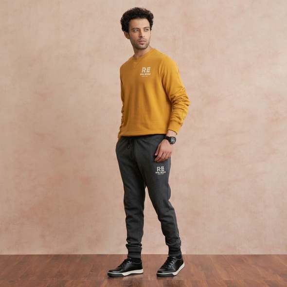 Genuine Apparel ROYAL ENFIELD Royal Enfield Chain Link Sweatshirt - Narcissus | re_RLASSA220151 | euronetbike-net