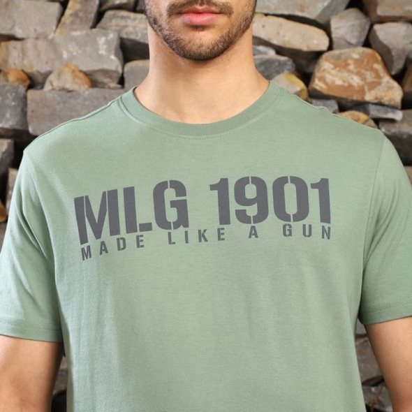 Genuine Apparel ROYAL ENFIELD Mlg Iconic T-Shirts - Sea Green | re_RLATSS231573 | euronetbike-net