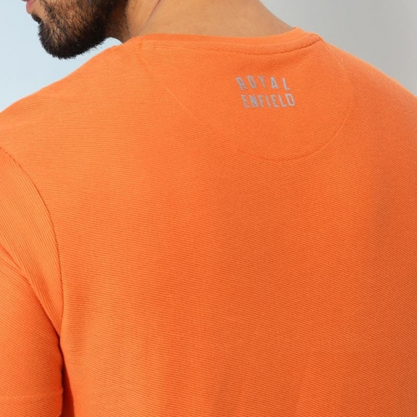 Genuine Apparel ROYAL ENFIELD Mlg Classic Crewneck - Peach | RLATSA230465 | re_RLATSA230467 | euronetbike-net