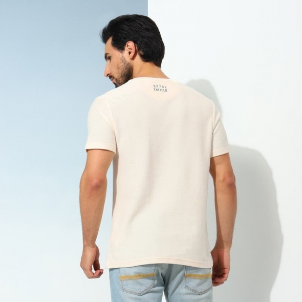 Genuine Apparel ROYAL ENFIELD Mlg Classic Crewneck - White | RLATSA230474 | re_RLATSA230479 | euronetbike-net