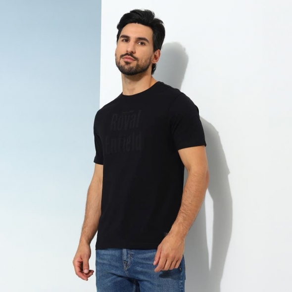 Genuine Apparel ROYAL ENFIELD Urban Edge T-Shirt - Black | re_RLATSA230663 | euronetbike-net