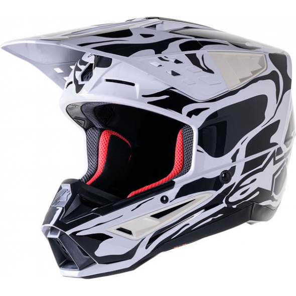 Alpinestars Alpinestars Off Road Gray Supertech M5 Helmet | 8306523-906 | alp_8306523-906-M | euronetbike-net