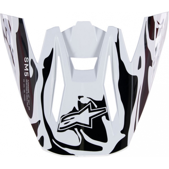 Alpinestars Alpinestars Gray Supertech M5 Helmet Visor | 8986523-906-OS | alp_8986523-906-OS | euronetbike-net