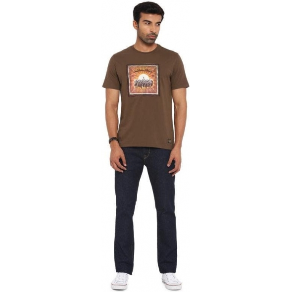 Genuine Apparel ROYAL ENFIELD Aom Border Stamp T-Shirt - Brown | re_RLATSO220043 | euronetbike-net Genuine Apparel ROYAL ENFIELD Aom Border Stamp T-Shirt - Brown | re_RLATSO220043 | euronetbike-net