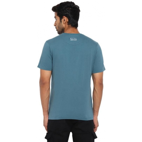 Genuine Apparel ROYAL ENFIELD Aom In The Bones T-Shirt - Turkish Blue | re_RLATSO220030 | euronetbike-net Genuine Apparel ROYAL ENFIELD Aom In The Bones T-Shirt - Turkish Blue | re_RLATSO220030 | euronetbike-net
