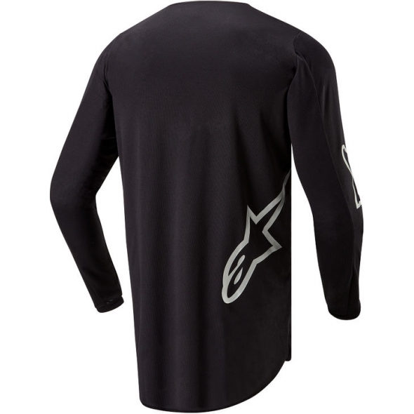 Alpinestars Alpinestars Off Road Black/Silver Mens Fluid Graphite Jersey | 3763824-119 | alp_3763824-119-L | euronetbike-net
