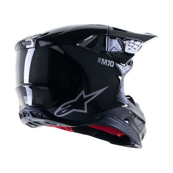 Alpinestars Alpinestars Carbon Supertech M10 Solid MX Helmet | 8300123-1188 | alp_8300123-1188-XL | euronetbike-net