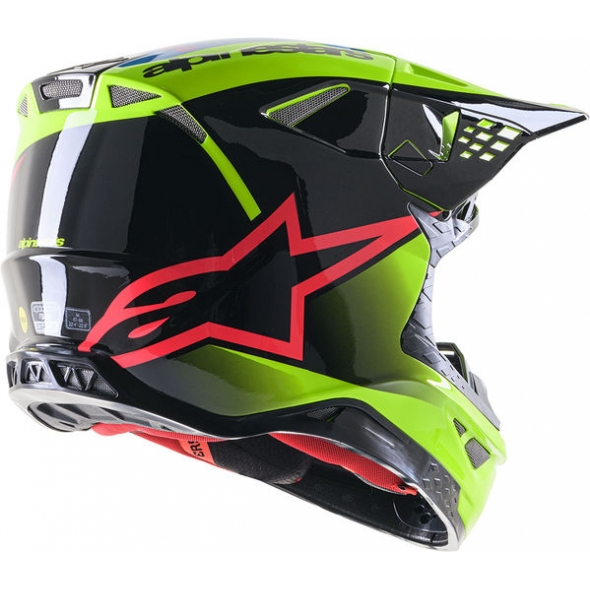 Alpinestars Alpinestars Off Road Yellow/Black Supertech M10 Helmet | 8301623-5138 | alp_8301623-5138-L | euronetbike-net