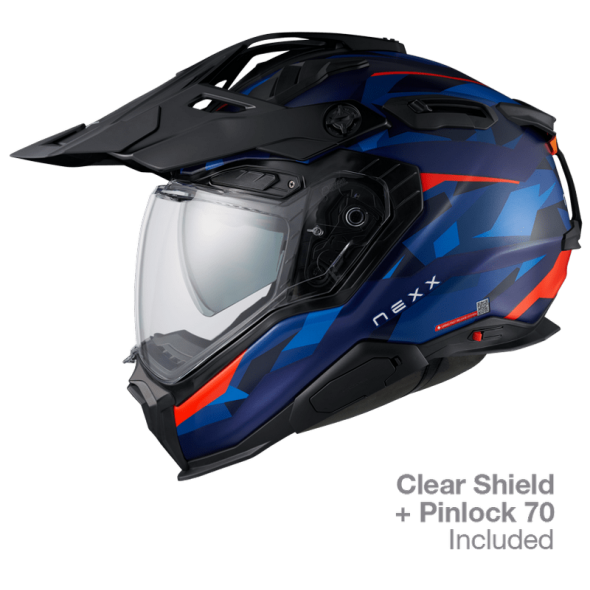Nexx helmets NEXX Adventure Helmet X.WED3 TRAILMANIA BLUE.RED MT, Size: XXS | 01XE303418954 | nexx_01XE303418954-XS | euronetbike-net