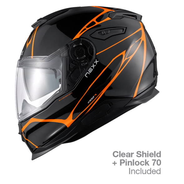 Nexx helmets NEXX Urban Helmet Y.100 B-SIDE BLACK.ORANGE, Size: XS | 01YU101405031 | nexx_01YU101405031-L | euronetbike-net