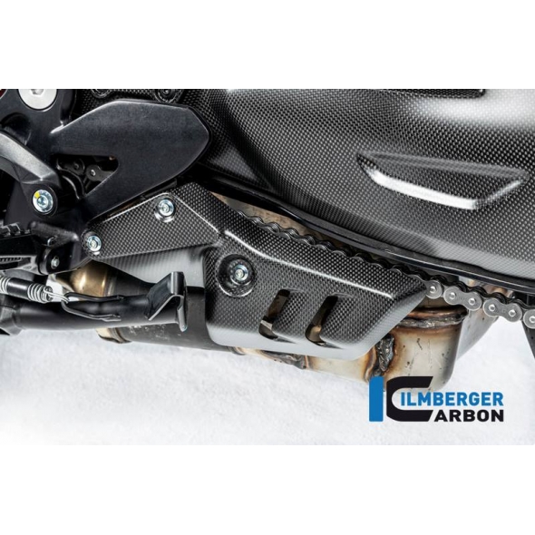 Ilmberger Carbon Ilmberger Exhaust cover left Ducati Diavel V4 from 2023 matte | ACL.105.DI23M.K | ilm_ACL_105_DI23M_K | euronetbike-net