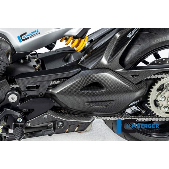 Ilmberger Carbon Ilmberger Swing arm cover Ducati Diavel V4 from 2023 matt | SSO.125.DI23M.K | ilm_SSO_125_DI23M_K | euronetbike-net