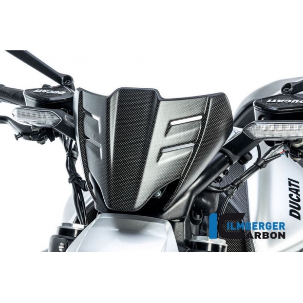 Ilmberger Carbon Ilmberger Windshield Ducati Diavel V4 from 2023 matt | VEO.123.DI23M.K | ilm_VEO_123_DI23M_K | euronetbike-net