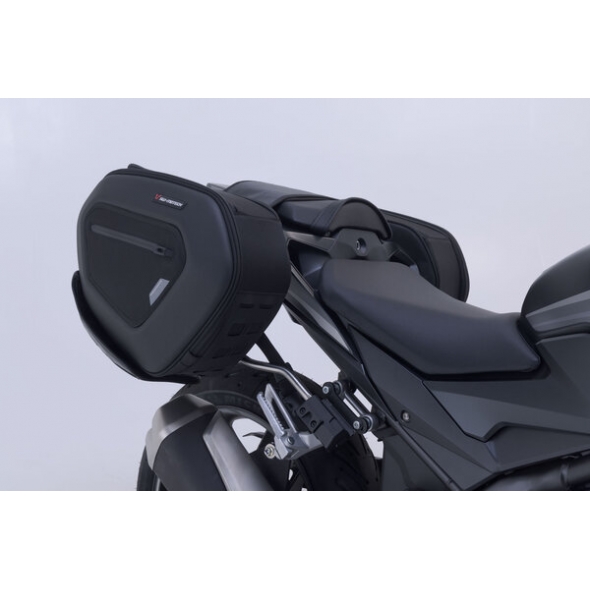 SW-Motech SW MOTECH PRO BLAZE H saddlebag set. Black. Honda CBR300R, CBR500R/ CB500F (16-). | BC.HTA.01.740.36800 | sw_BC_HTA_01_740_36800 | euronetbike-net
