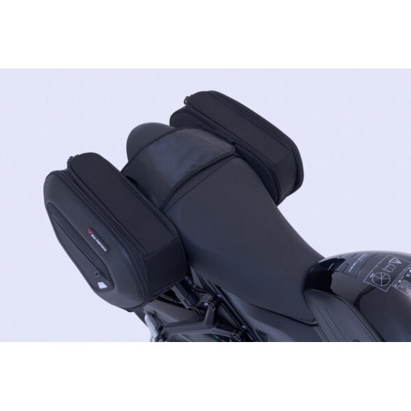 SW-Motech SW MOTECH PRO BLAZE H saddlebag set. Black. Triumph Trident 660 / Daytona 660. | BC.HTA.11.740.36100 | sw_BC_HTA_11_740_36100 | euronetbike-net