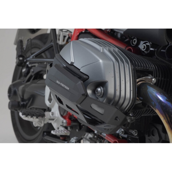 SW-Motech SW MOTECH Cylinder guards. Black. BMW R nineT/ Pure/ Scra., R12/ R12 nineT. | MSS.07.653.10002/B | sw_MSS_07_653_10002B | euronetbike-net