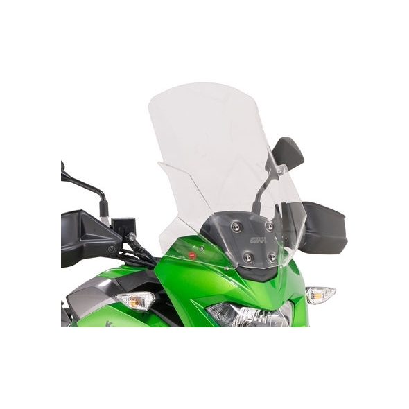 GIVI Parts Givi Windscreen for Kawasaki Versys-X 300 color clear, dim. HxW 48x40 cm, 14 cm higher than oe | D4121ST | givi_D4121ST | euronetbike-net